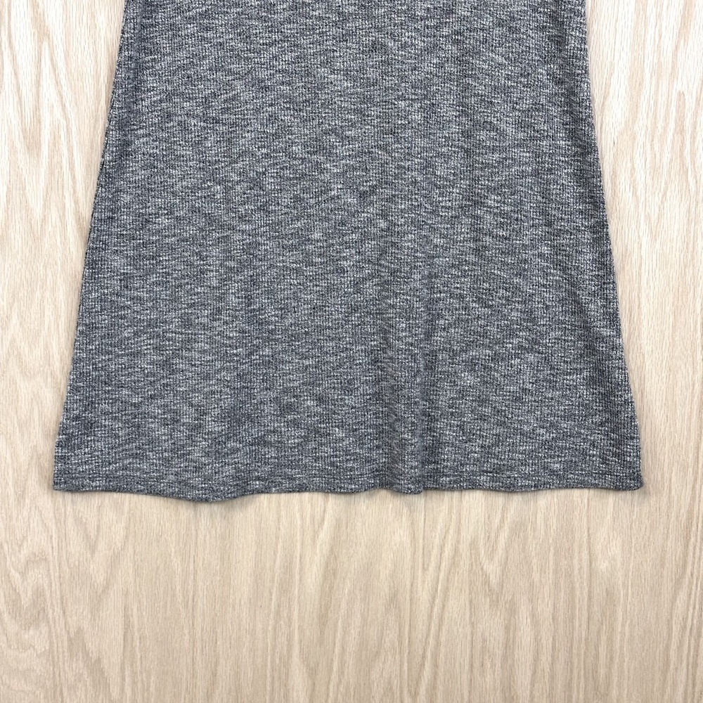 Madewell Marled Mockneck Swingy Tank Dress Gray XXS - Picture 7 of 11